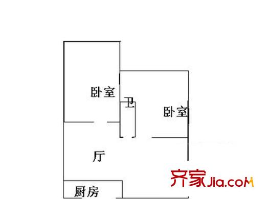 深圳 桃苑公寓 户型图3