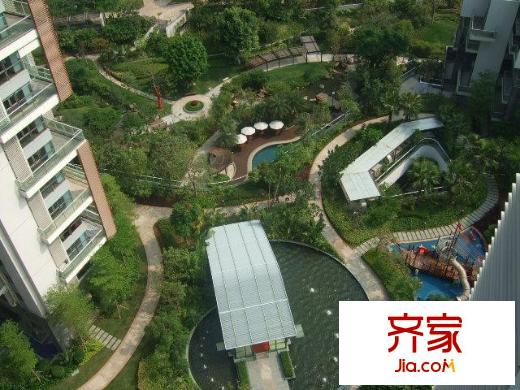 兰溪谷二期实景图园景(2009-04-17)