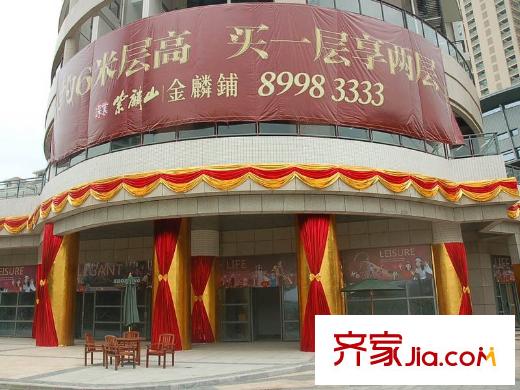阅山华府配套图北侧紫麟山底商