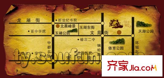 領(lǐng)仕疊墅交通圖