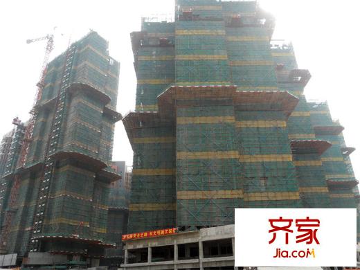 阳光海滨花园外景图项目立面实景图(2011.11.12)