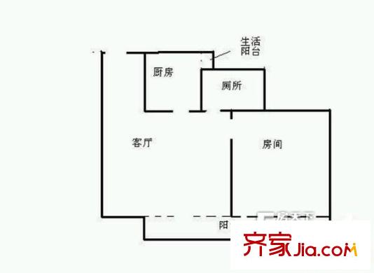 深圳 桂芳园四期 一房一厅一卫
