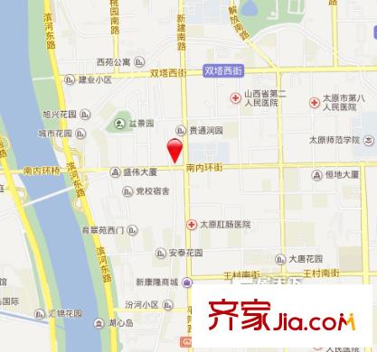 麗水花園交通圖太原  