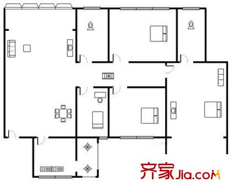 深圳 波托菲诺天鹅堡 户型图1
