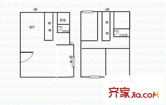 科技廳宿舍 5室 戶型圖