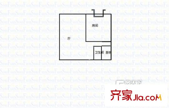 深圳 茵悦之生花园 一房一厅一卫