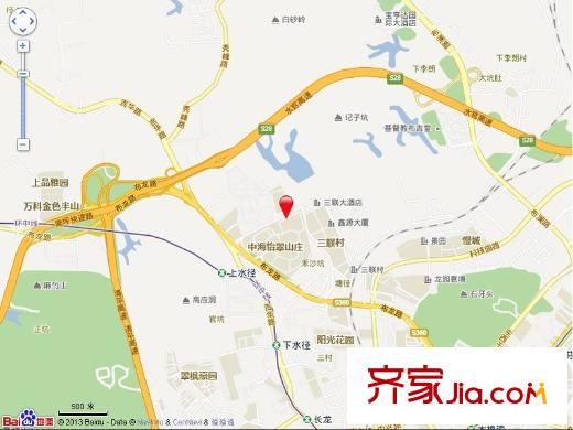 茵悦之生花园交通图