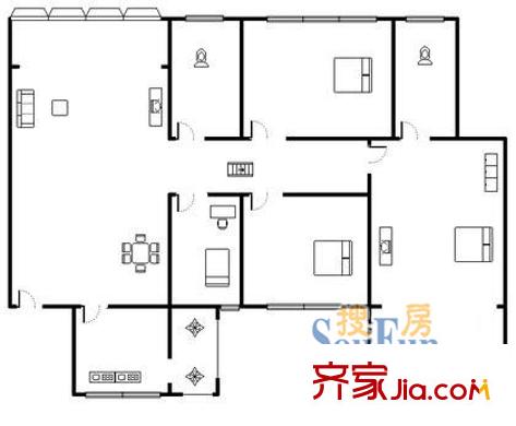 深圳麒麟花园户型图8