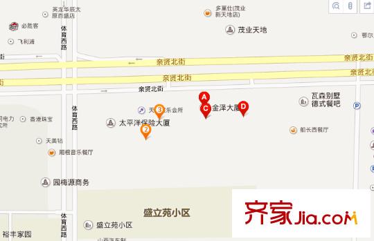 金澤大廈交通圖太原  
