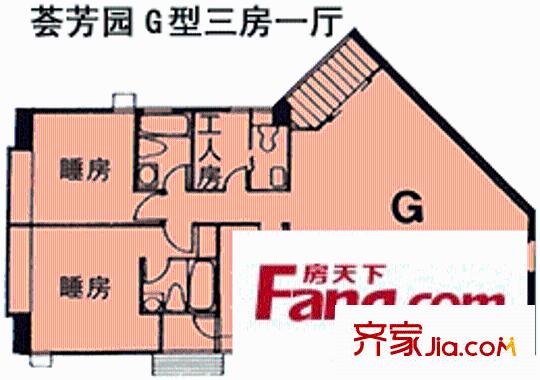 深圳荟芳园户型图10
