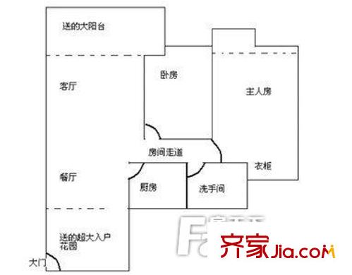 桂芳园八期 0室 户型图