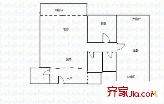桂芳园八期 2室 户型图