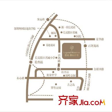 荔山公馆交通图