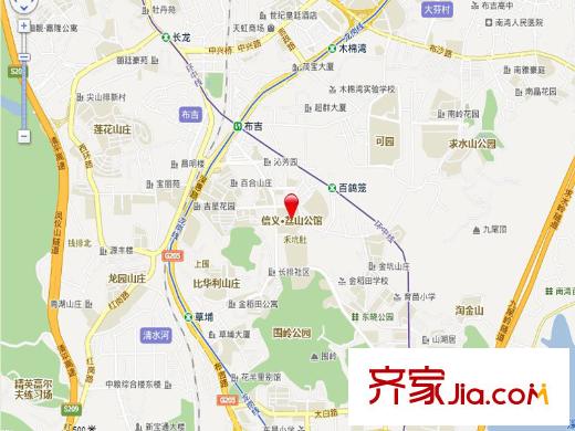 荔山公馆交通图