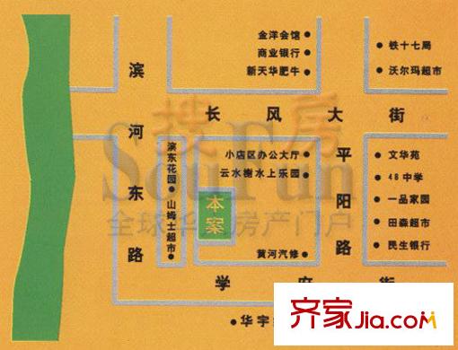 佳境天成交通圖