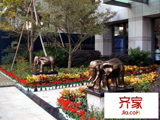 鸿威海怡湾实景图园林实景(2009.12.01)
