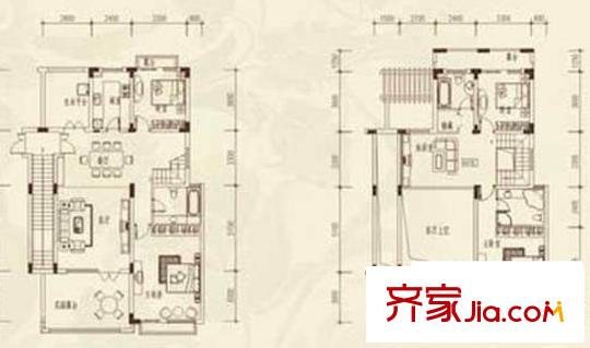 振业城一期 0室 户型图