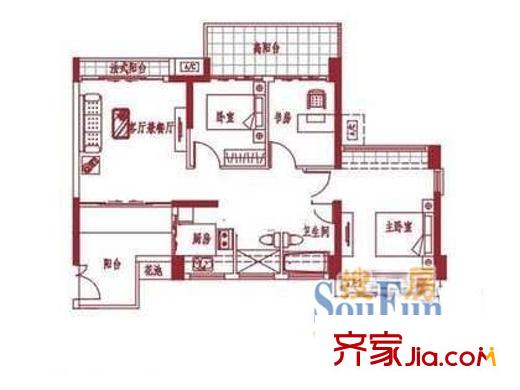 深圳叠翠新峰户型图1