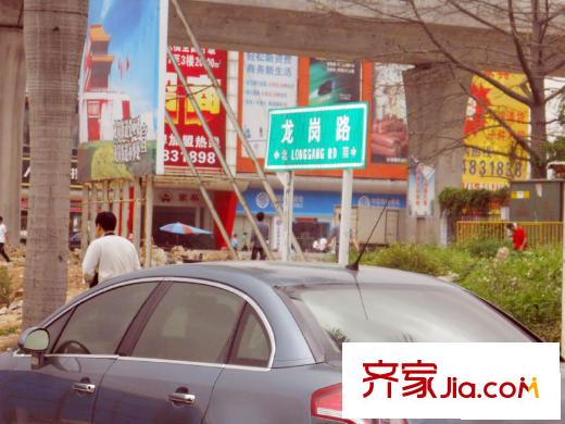 鹏达摩尔城交通图路牌