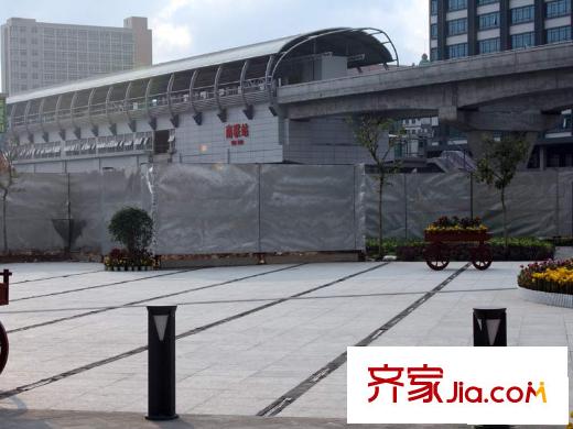 鹏达摩尔城交通图项目对面的地铁口