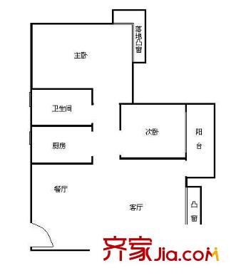 海轩城市广场户型图万科红三期 2室 户型图 2室2厅2卫1厨
