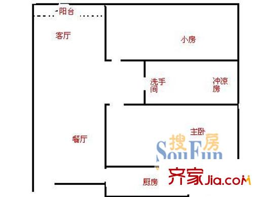 深圳 东方半岛花园 户型图1