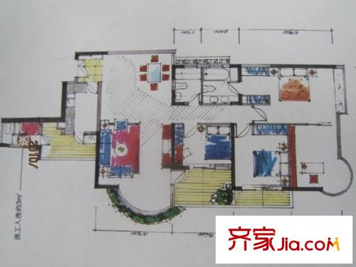 碧海云天二期 4室 户型图