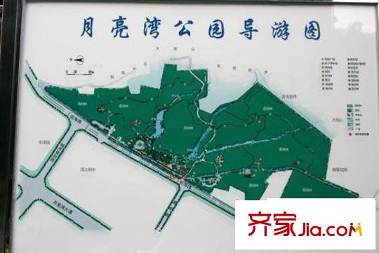 阳光玫瑰园配套图对面的月亮湾公园(2009.05.05)