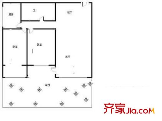 深圳 松坪村小区 户型图1