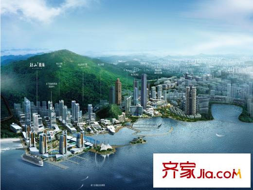 鲸山觐海配套图周边配套-蛇口区域规划效果图