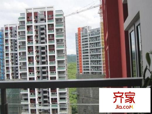 振业峦山谷外景图