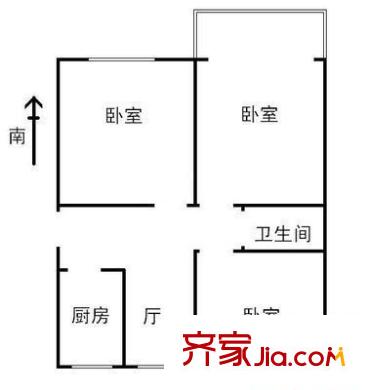 顺源里户型图户型图 3室1厅1卫1厨