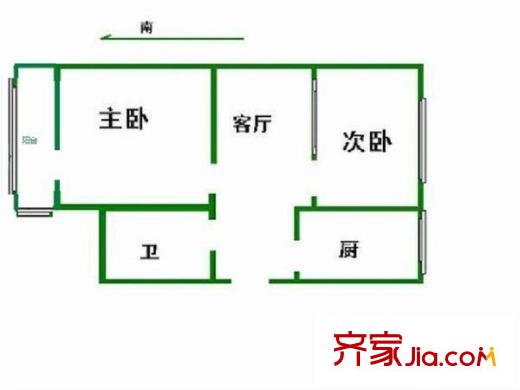 花家地小区 户型图