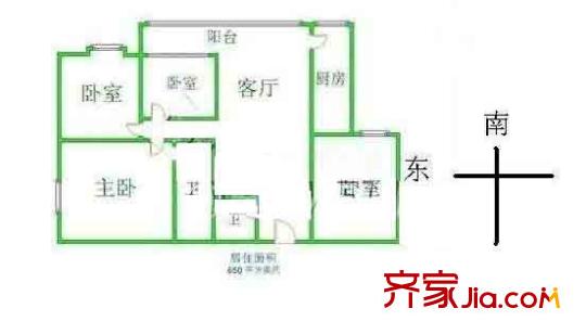 角门13号院户型图户型图 4室1厅2卫1厨