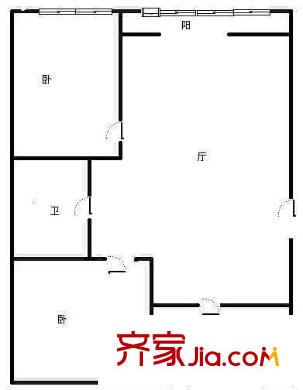 角门13号院户型图户型图 2室1厅1卫1厨