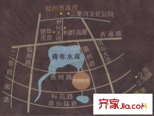 天一仁和之城交通圖