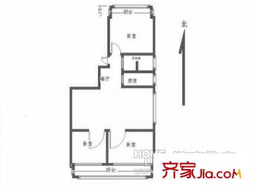 胡桃园 0室 户型图