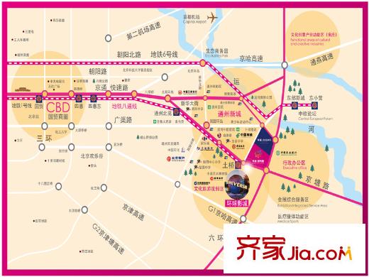 华远铭悦世家交通图