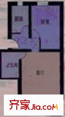 方南家园户型图户型图 1室1厅1卫1厨