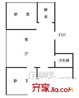 武夷山小區(qū)戶型圖3室戶型圖 3室1廳1衛(wèi)1廚