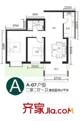 富河园碧水明珠 0室 户型图
