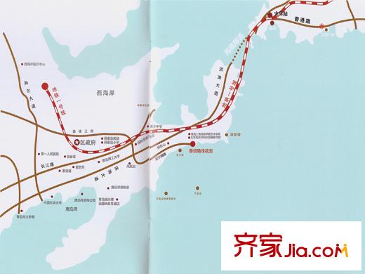 魯信隨珠花園區(qū)位圖
