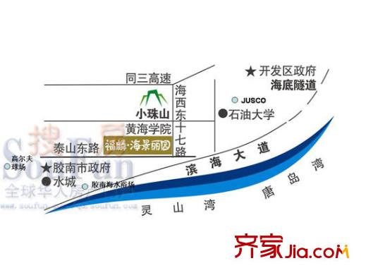 福麟海景麗園交通圖