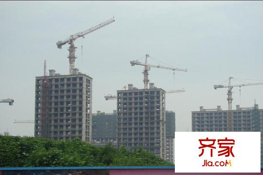 中国铁建国际花园楼体201504