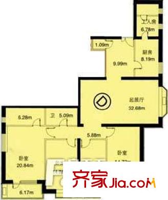 怡海花园恒泰园户型图户型图