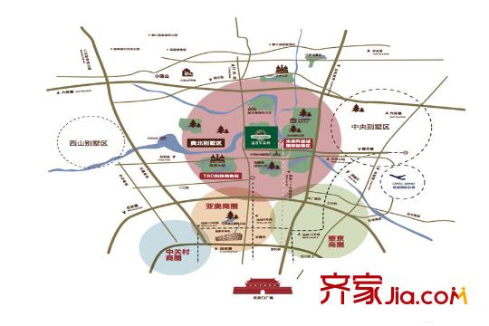 温哥华森林区位图