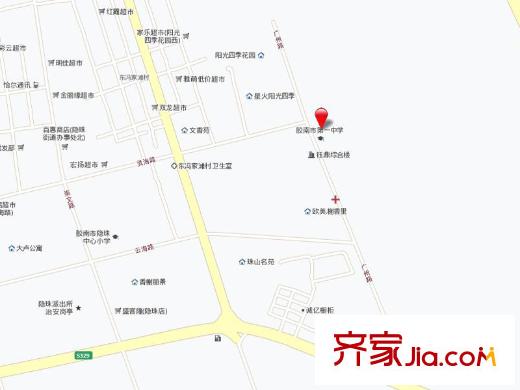 隆和伊頓陽光區(qū)位圖