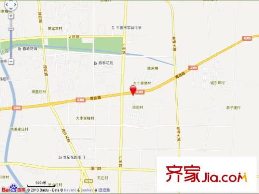 墨香東郡交通圖