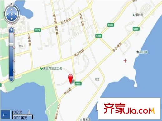 青島鳳凰城交通圖