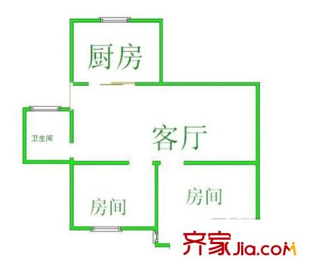 登隆巷小區(qū)戶型圖戶型圖 2室 2室1廳1衛(wèi)1廚